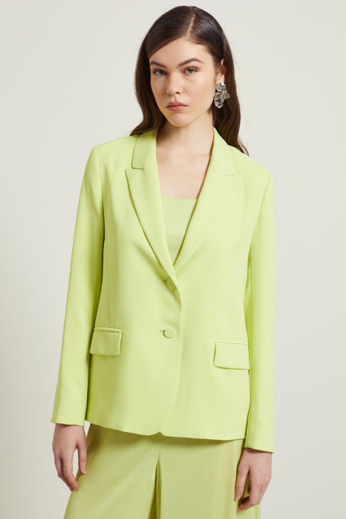 Blazer con bottoni rivestiti Fashion Market - 2