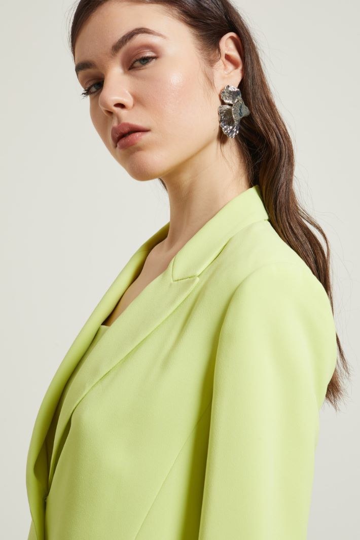 Blazer con bottoni rivestiti Fashion Market - 3