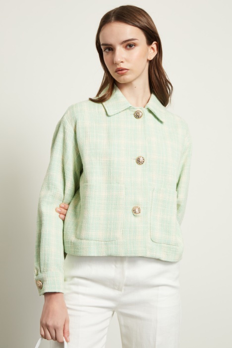 Giacca con bottoni gioiello Fashion Market