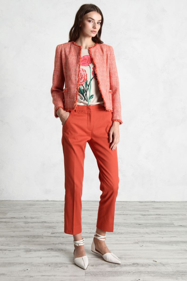 Giacca boxy in stuoia - CORALLO - Fashion Market