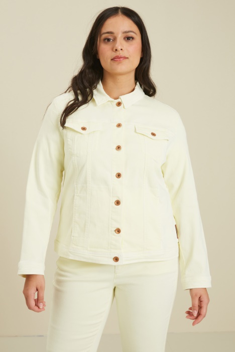 Giacca in bull di cotone Fashion Market