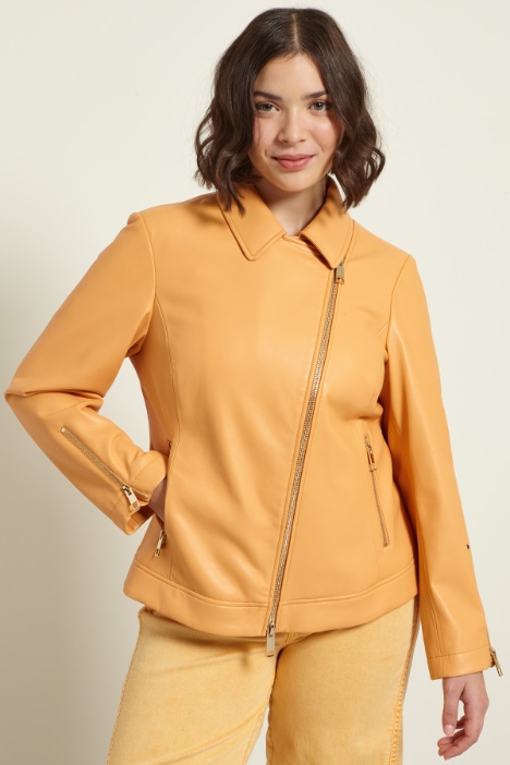 Biker in jersey spalmato Fashion Market