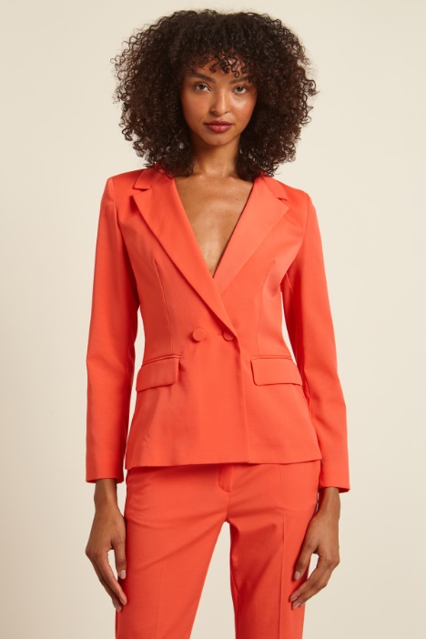 Blazer doppiopetto in faille Fashion Market