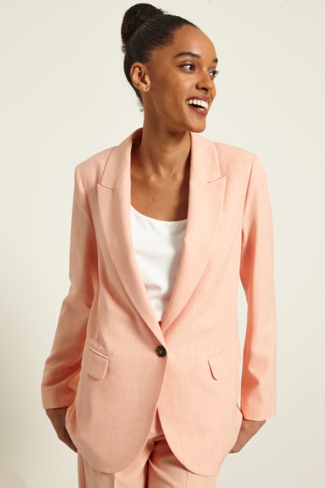 Blazer fluido con rever Fashion Market