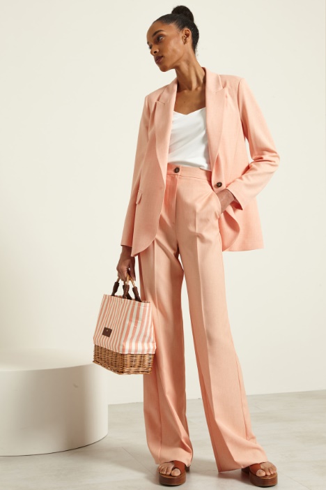 Blazer fluido con rever Fashion Market