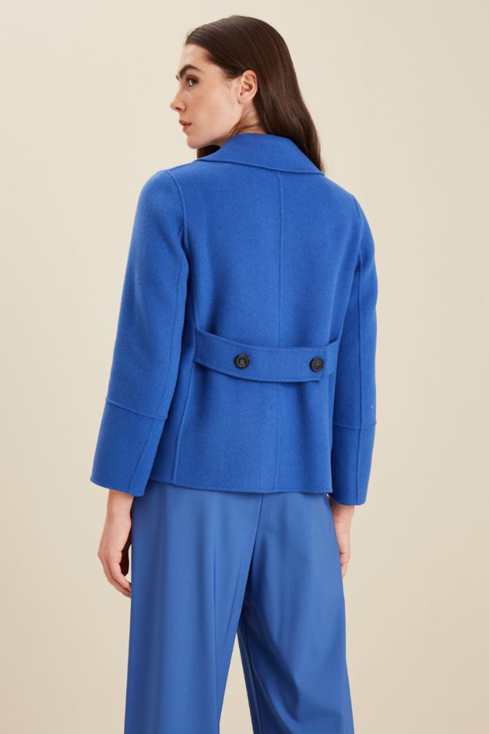 Caban in lana - BLU - Fashion Market - 4