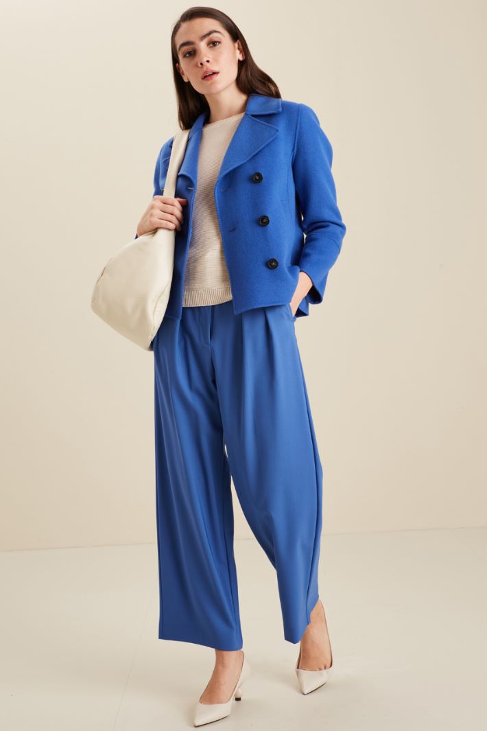 Caban in lana - BLU - Fashion Market