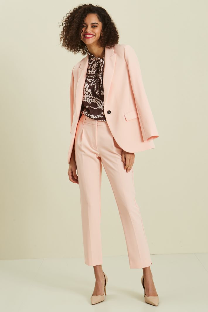 Pantaloni in cady - ROSA CIPRIA - Fashion Market