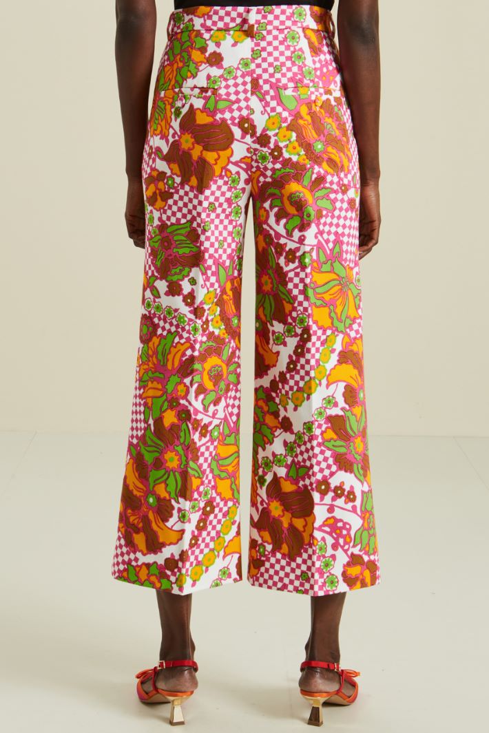 Pantaloni svasati con piega Fashion Market - 4