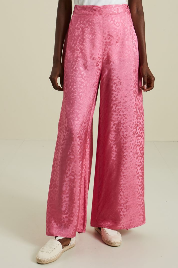 Pantaloni pareo in viscosa - ROSA - Fashion Market - 2