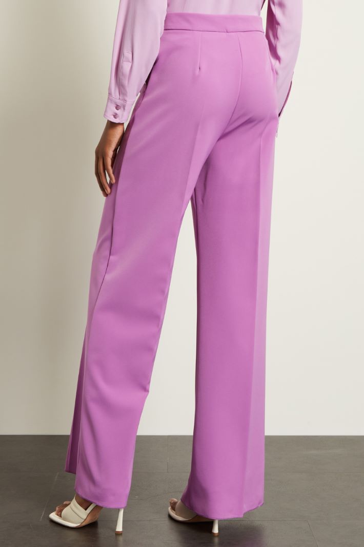 Pantaloni a palazzo in cady Fashion Market - 4