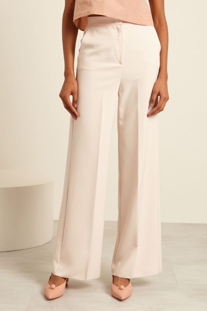 Pantaloni a palazzo in cady Fashion Market - 2