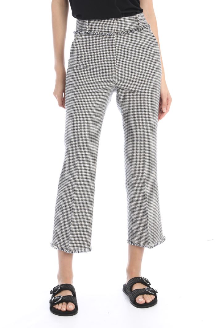 Pantaloni in cordonetto - BLU NOTTE - Fashion Market - 2