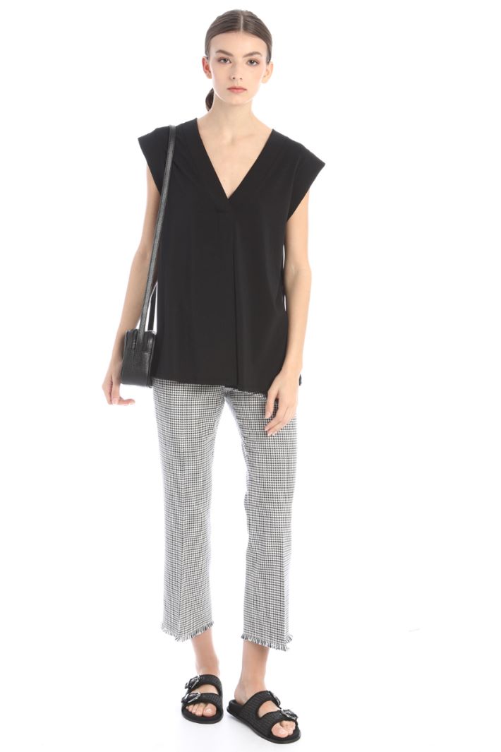 Pantaloni in cordonetto - BLU NOTTE - Fashion Market