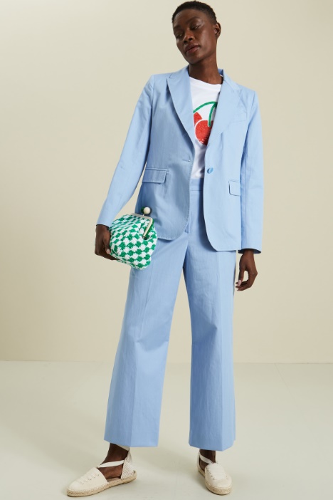 Pantaloni in twill di cotone - Fashion Market