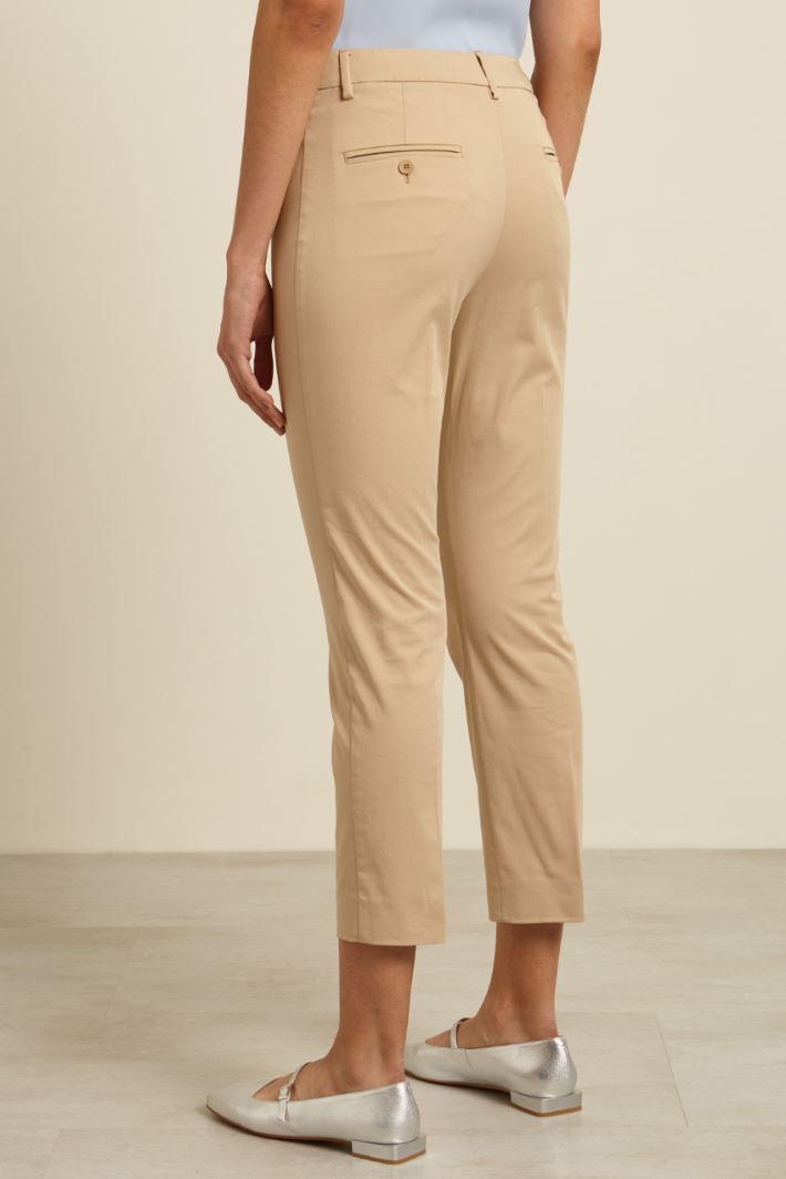 Pantaloni cropped in cotone Fashion Market - 4