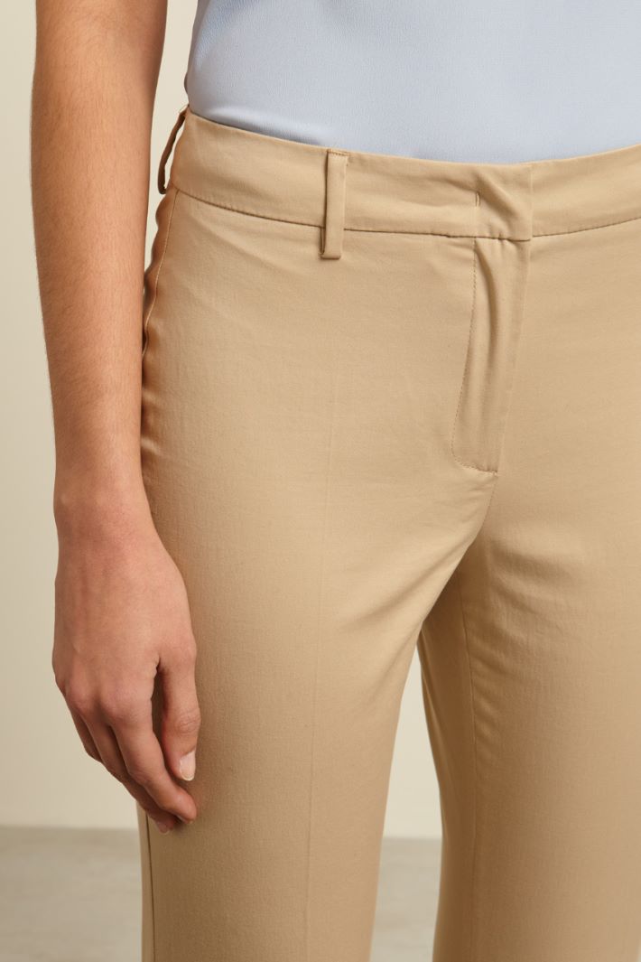 Pantaloni cropped in cotone Fashion Market - 3