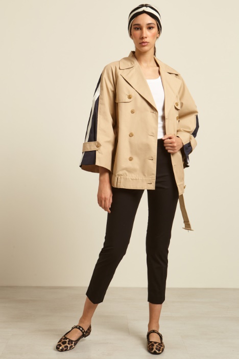 Pantaloni cropped in cotone Fashion Market