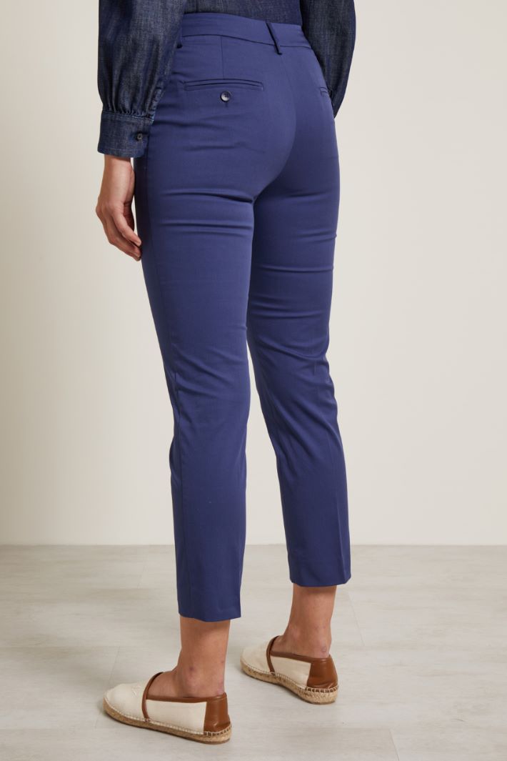 Pantaloni cropped in cotone Fashion Market - 4