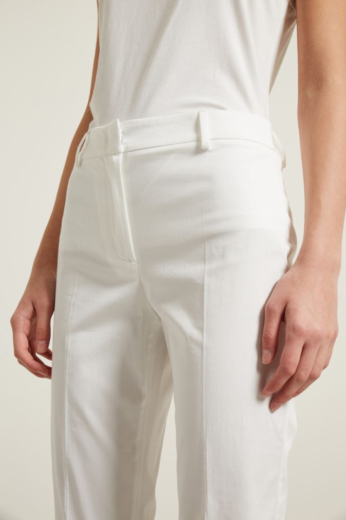 Pantaloni cropped in cotone Fashion Market - 3