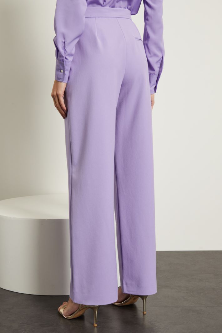 Pantaloni a palazzo con pinces Fashion Market - 4