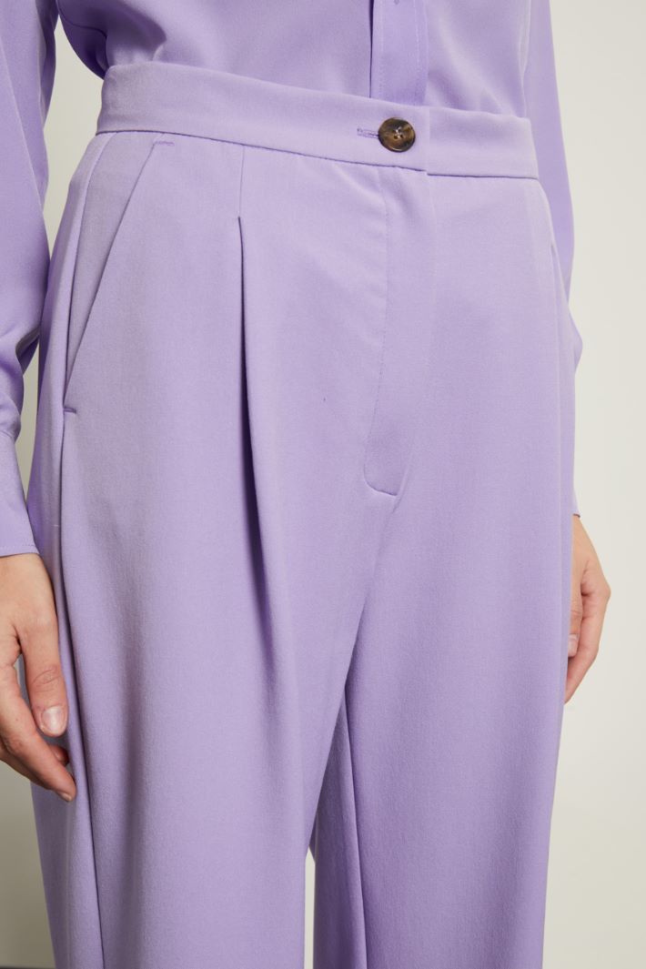 Pantaloni a palazzo con pinces Fashion Market - 3