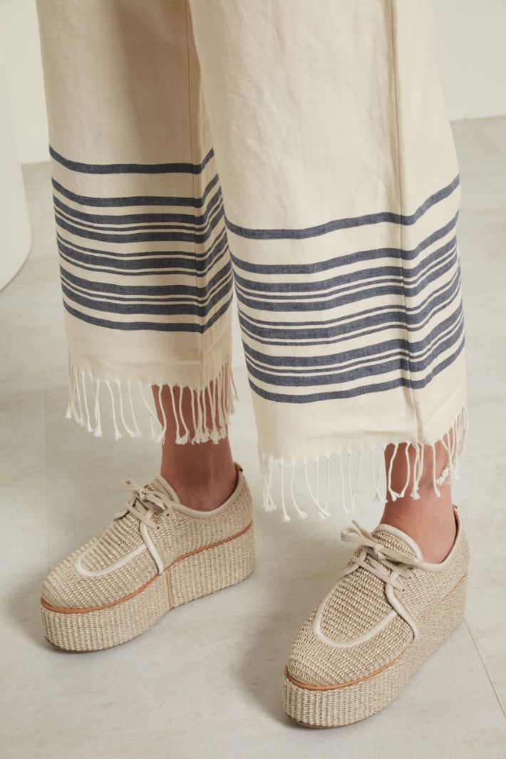 Pantaloni con frange Fashion Market - 3
