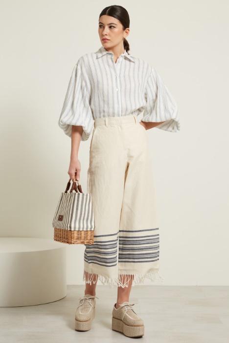 Pantaloni con frange Fashion Market