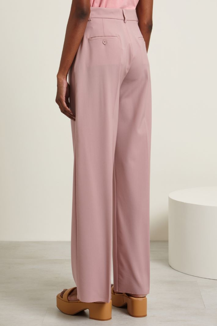 Pantaloni in tela  - ROSA ANTICO - Fashion Market - 4