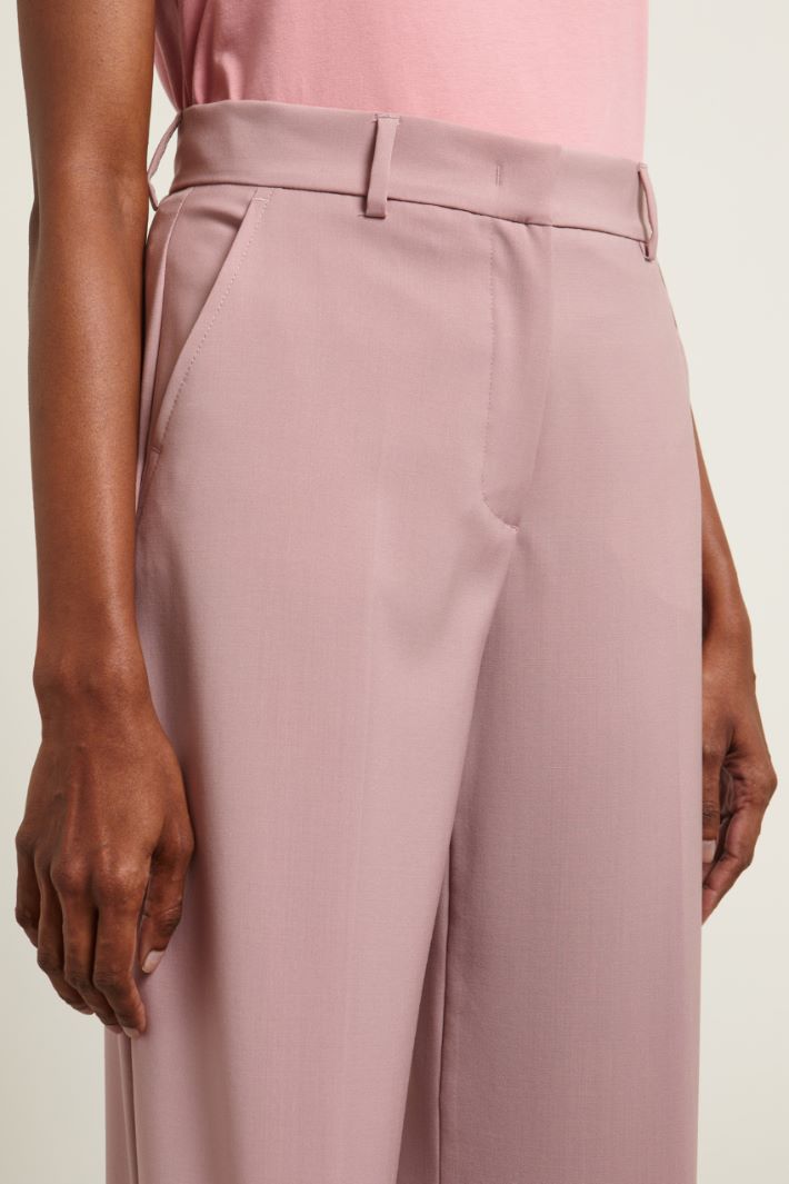 Pantaloni in tela  - ROSA ANTICO - Fashion Market - 3