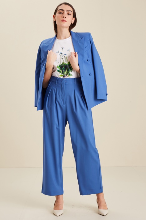 Pantaloni in tela di lana - Fashion Market