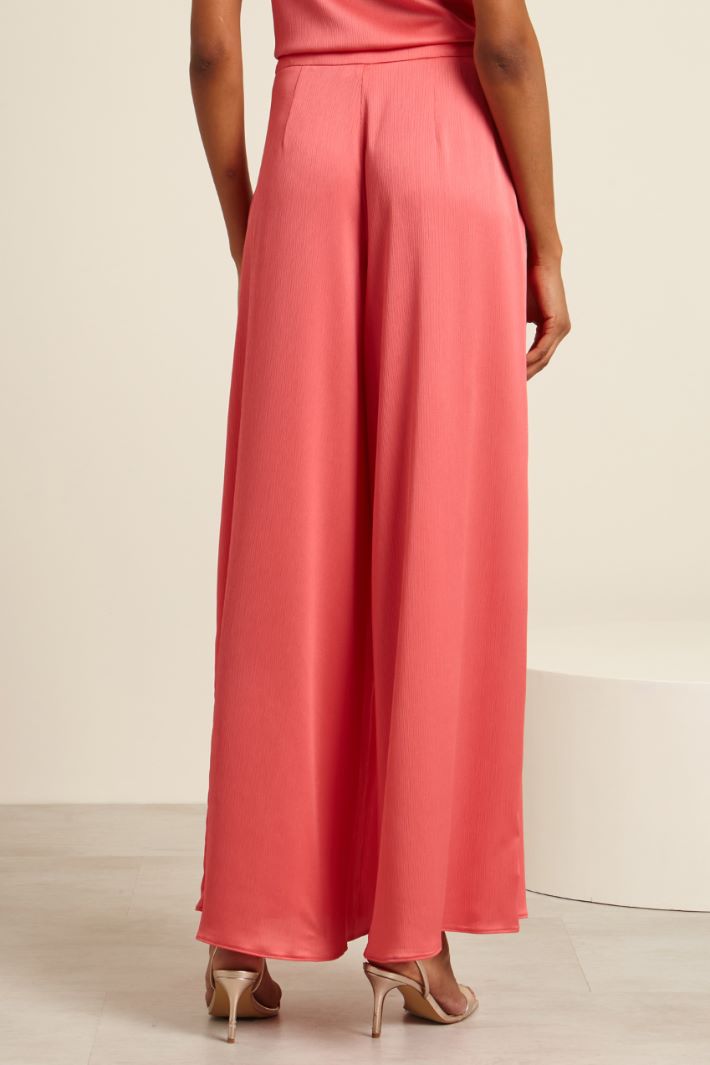 Pantaloni a palazzo in creponne Fashion Market - 4
