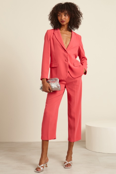 Pantaloni carrot in cady Fashion Market