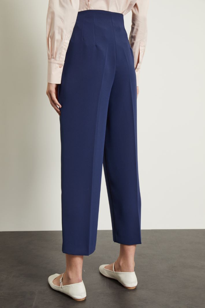 Pantaloni carrot in cady Fashion Market - 4