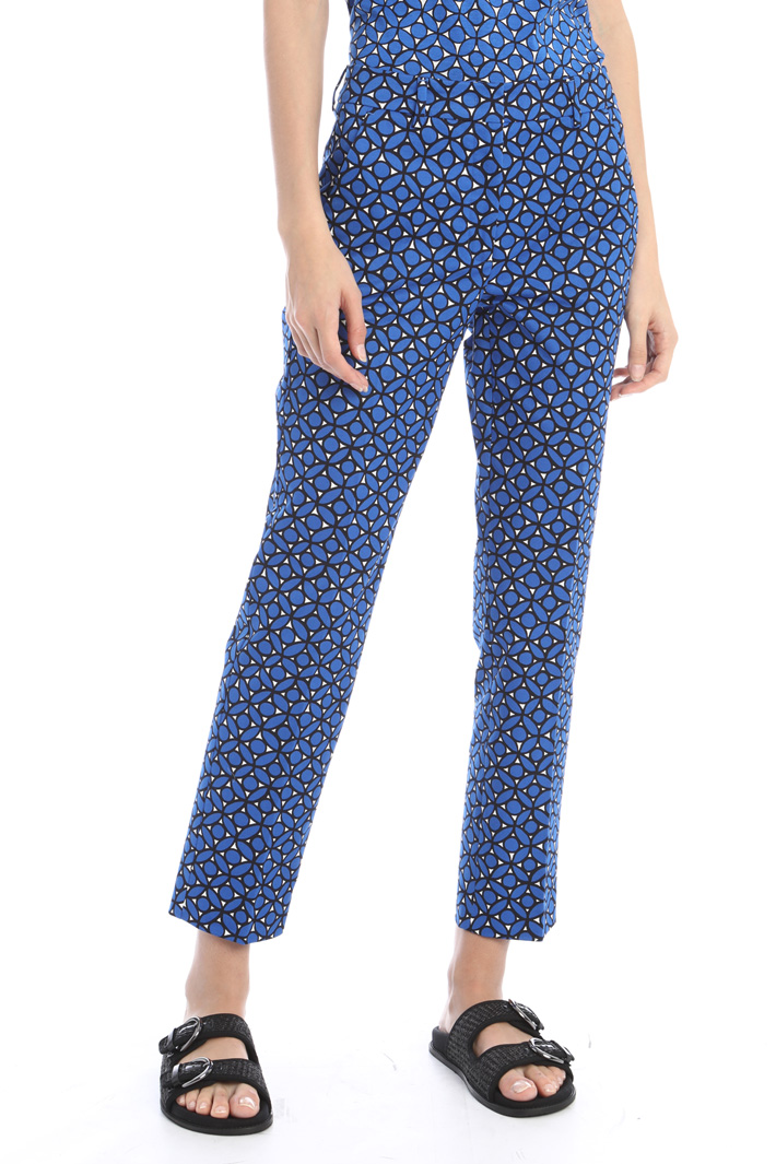 Pantaloni in gabardine - BLUETTE - Fashion Market - 5