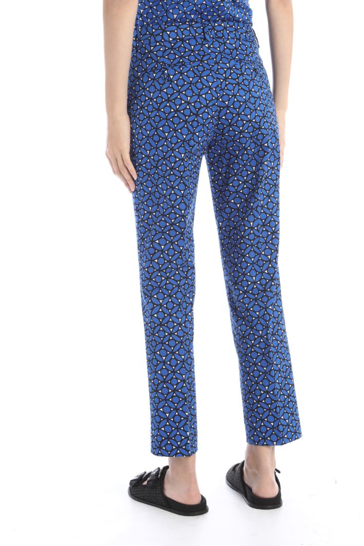 Pantaloni in gabardine - BLUETTE - Fashion Market - 4