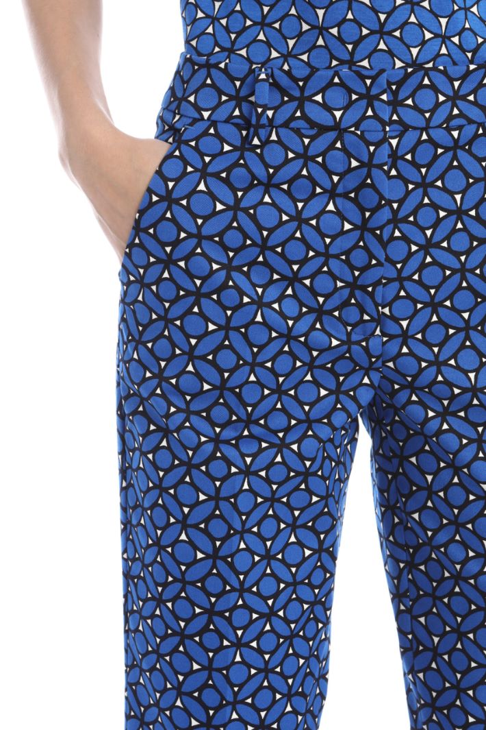 Pantaloni in gabardine - BLUETTE - Fashion Market - 3