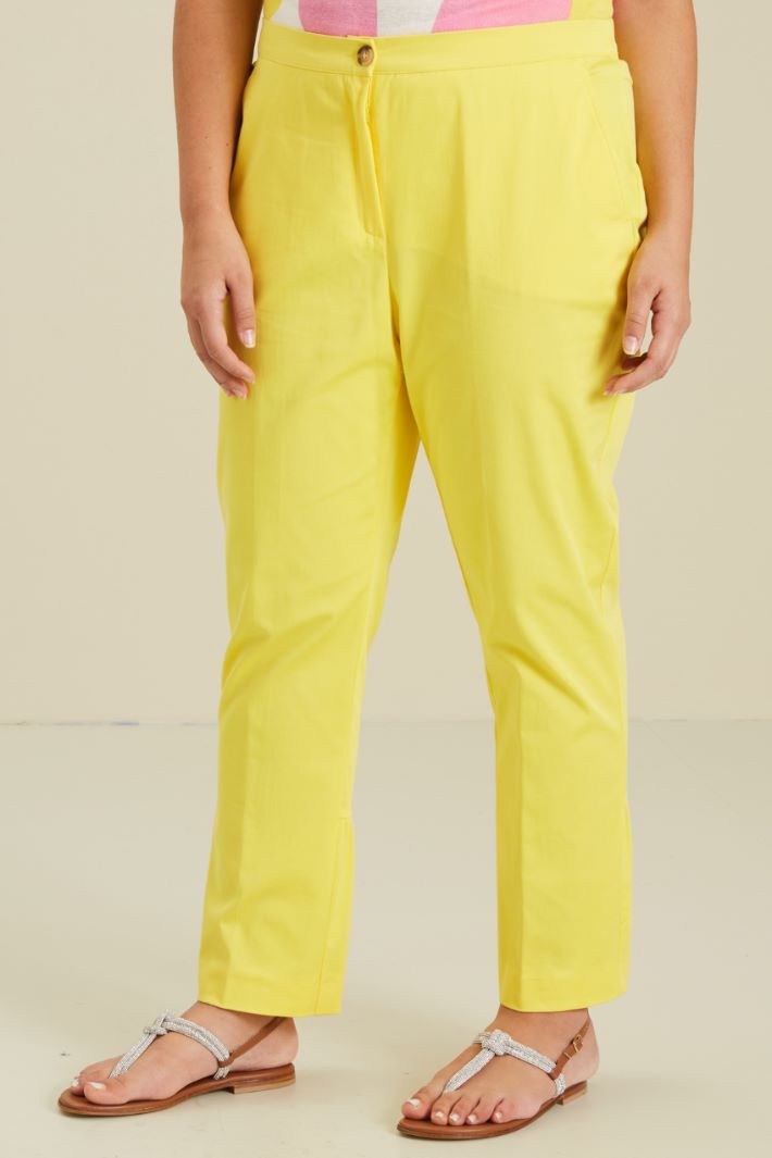 Pantaloni flare in cotone Fashion Market - 2