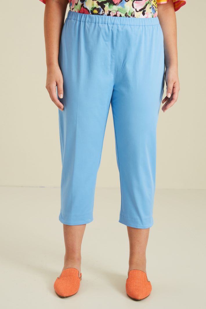 Pantaloni capri in cotone Fashion Market - 2