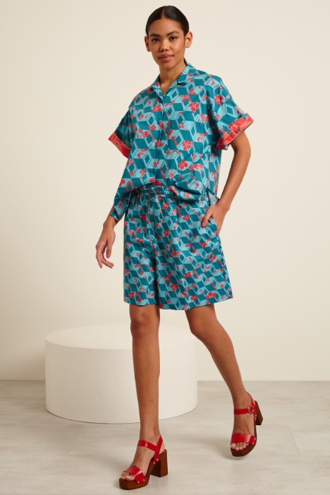 Shorts con elastico in vita Fashion Market