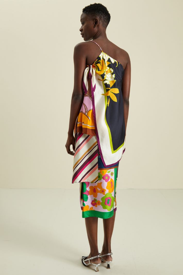 Top in twill di seta Fashion Market - 4