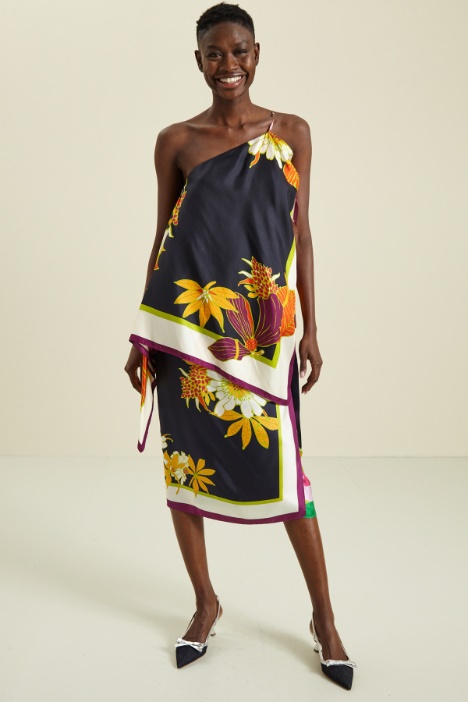 Top in twill di seta - Fashion Market