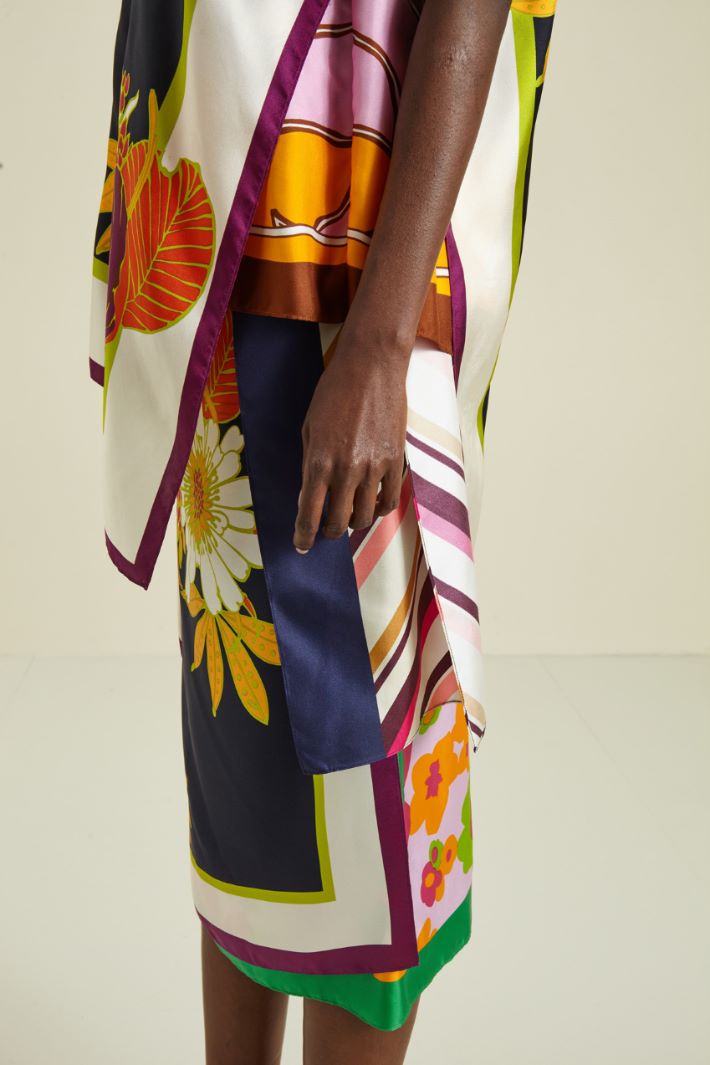 Top in twill di seta Fashion Market - 3