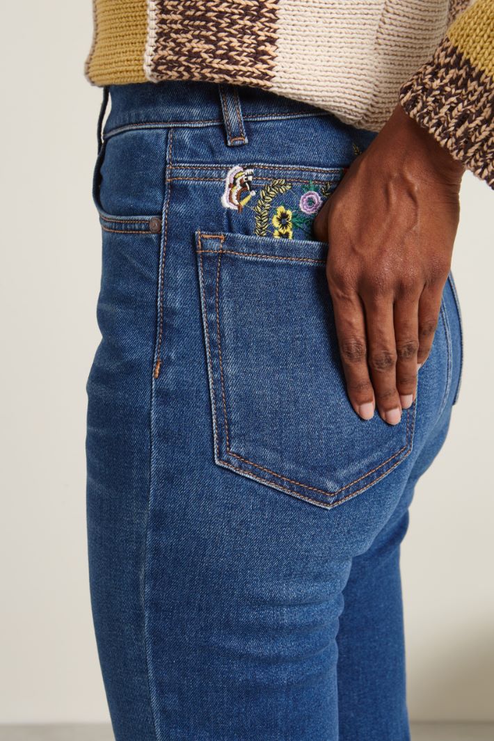 Jeans dritti con vita alta Fashion Market - 3
