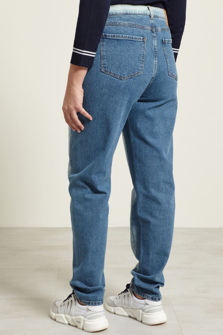 Jeans carrot a vita alta Fashion Market - 4