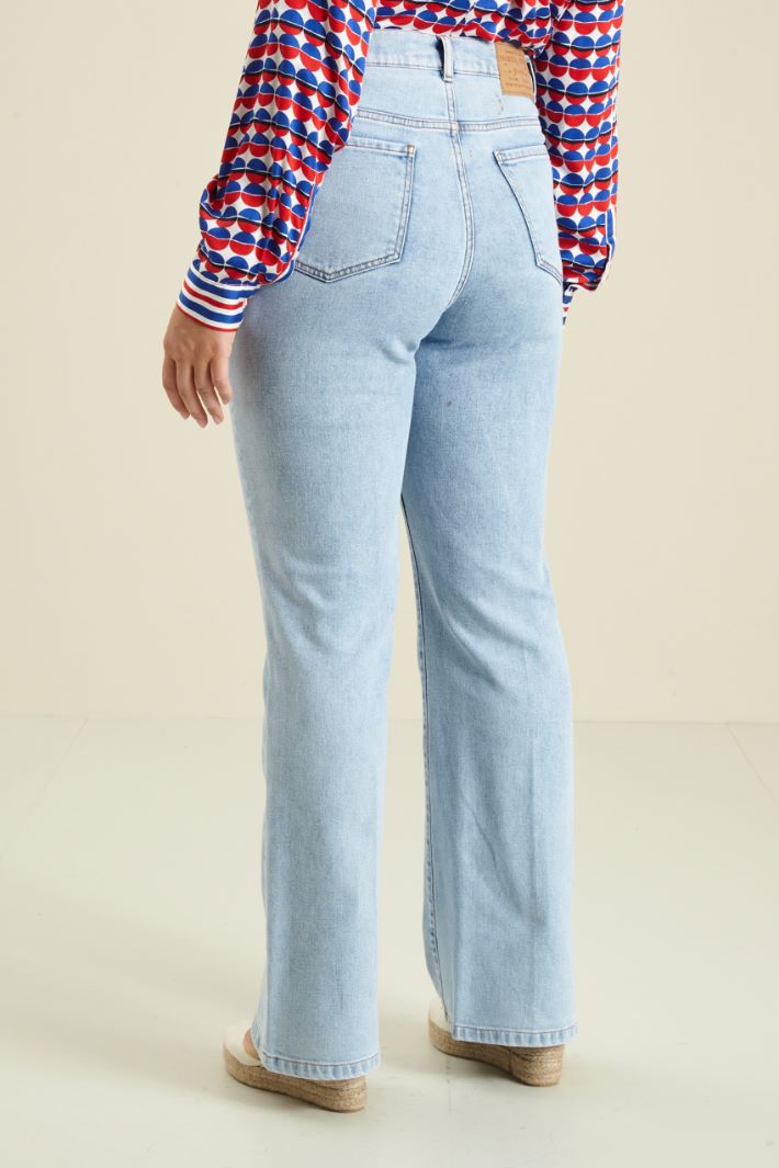 Jeans in denim di cotone Fashion Market - 4