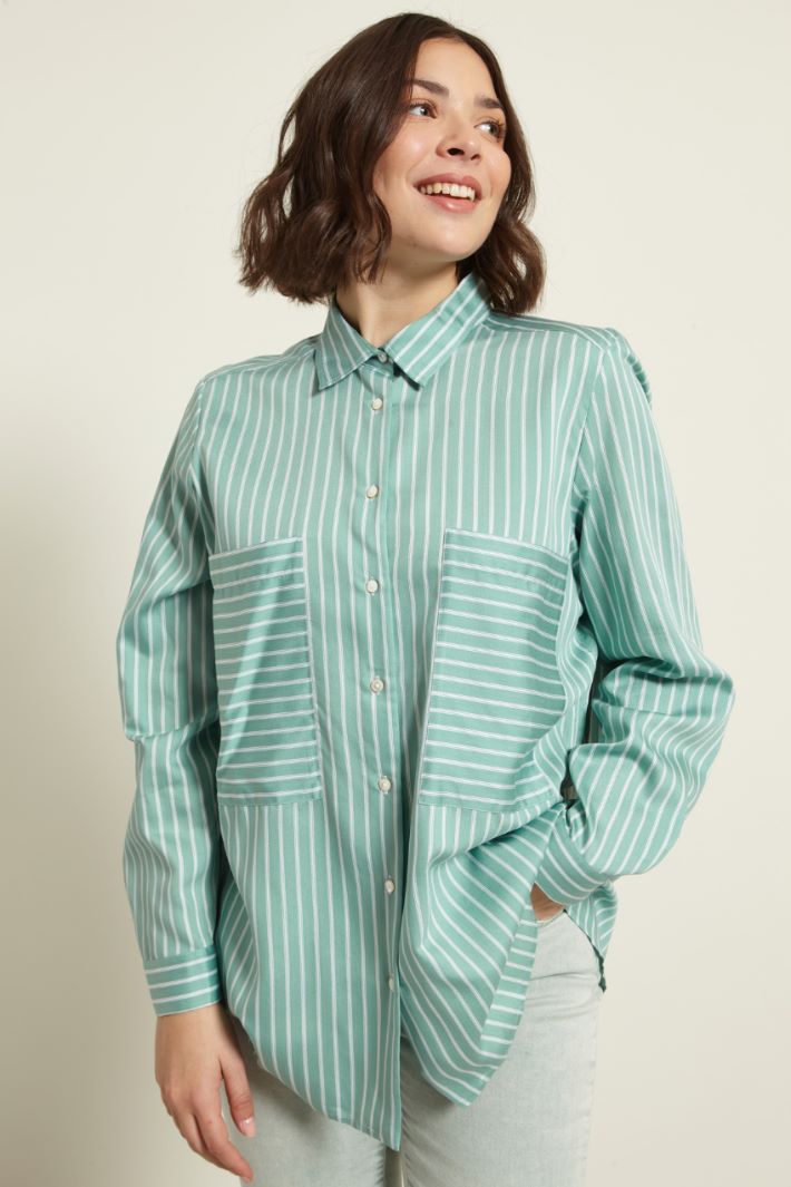 Camicia con tasche applicate  Fashion Market - 2