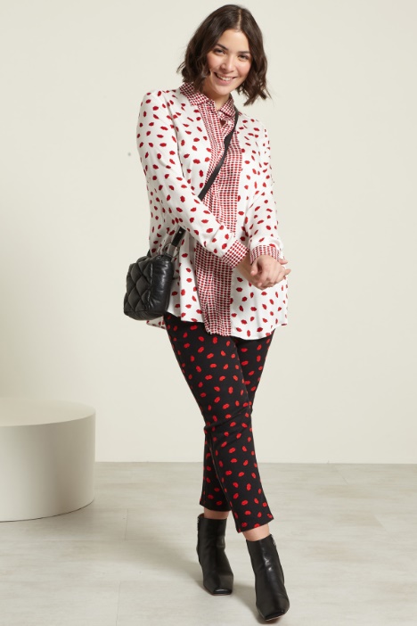 Camicia in raso stampato Fashion Market