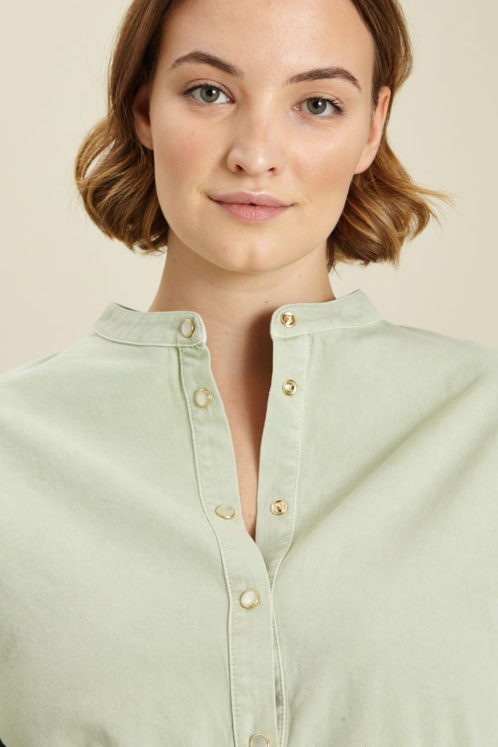 Casacca in gabardina di cotone Fashion Market - 3