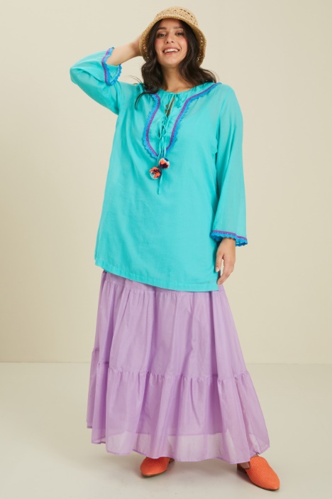 Casacca in mussola di cotone Fashion Market